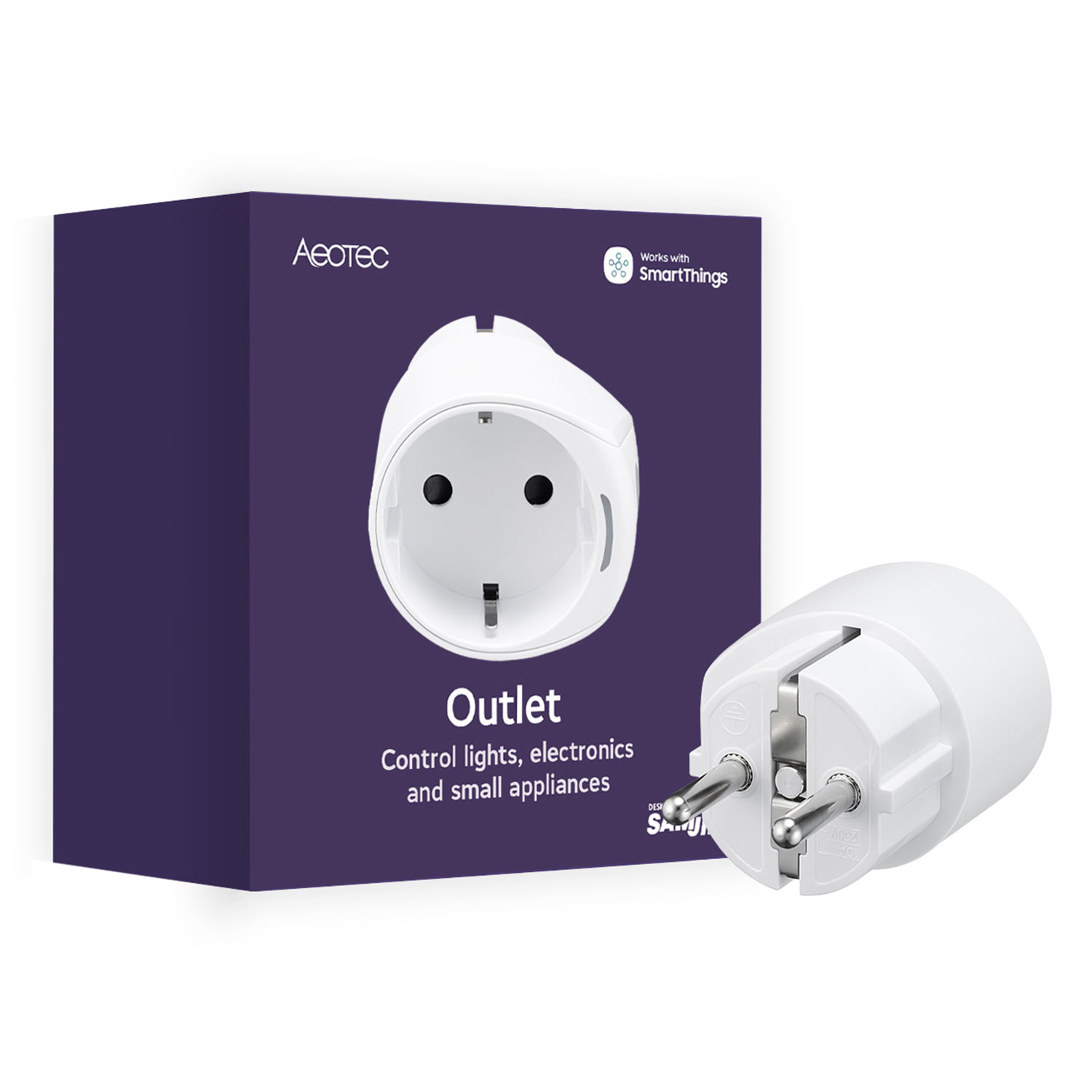 Aeotec Smart Things · "Outlet F" · Zwischenstecker · Zigbee