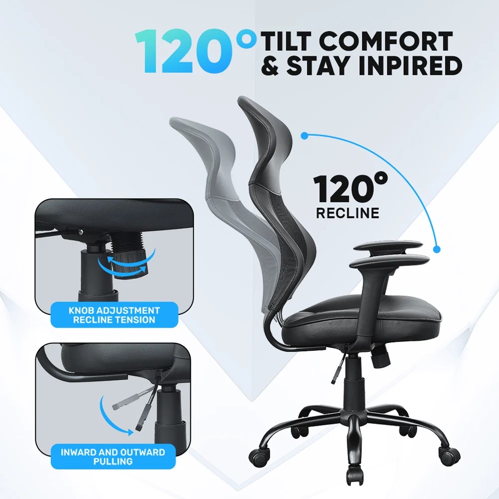 Armaggeddon Flexion Air Gaming Chair (Black)