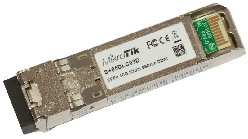 Mikrotik Zubehör SFP+ module 10G MM 300m 850nm Mikrotik Zubehör SFP+ module 10G MM 300m 850nm