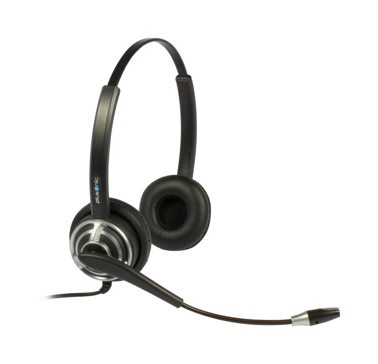 Plusonic USB Headset 8.2MS Binaural, NC, Wideband