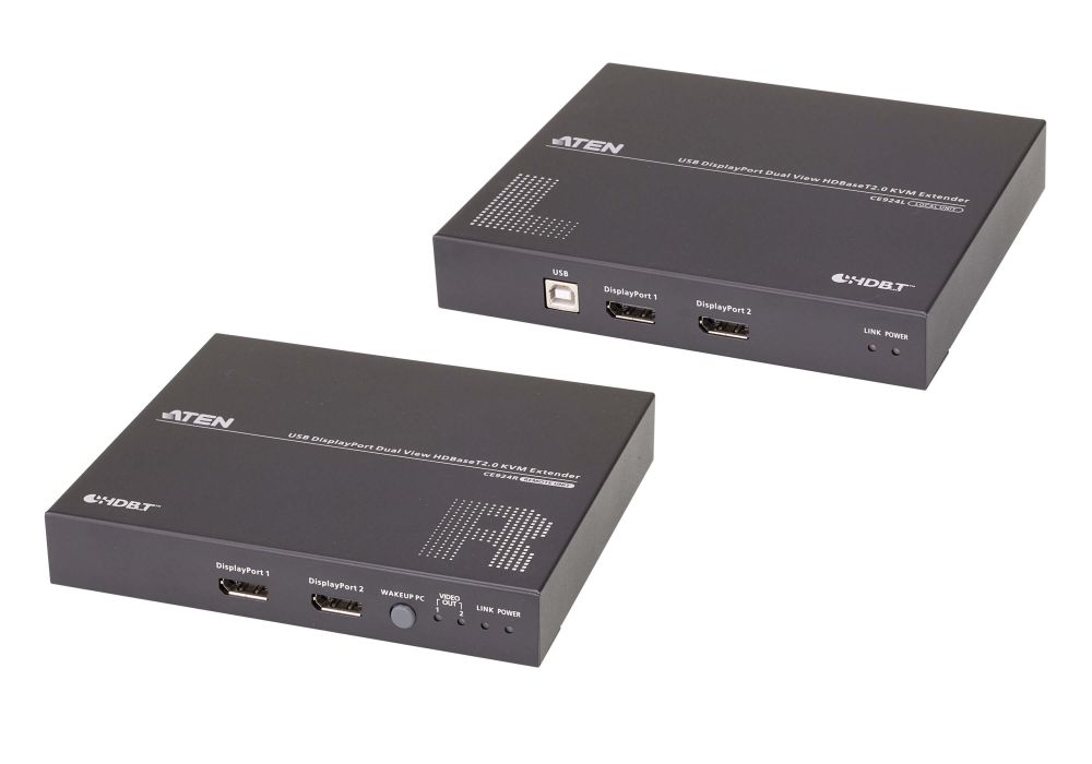 Aten Video/Audio/KVM-Extender,100/150mtr., DisplayPort(DP), Sender/Empfänger-Set, (4K bis zu 100m) Aten Video/Audio/KVM-Extender,100/150mtr., DisplayPort(DP), Sender/Empfänger-Set, (4K bis zu 100m)