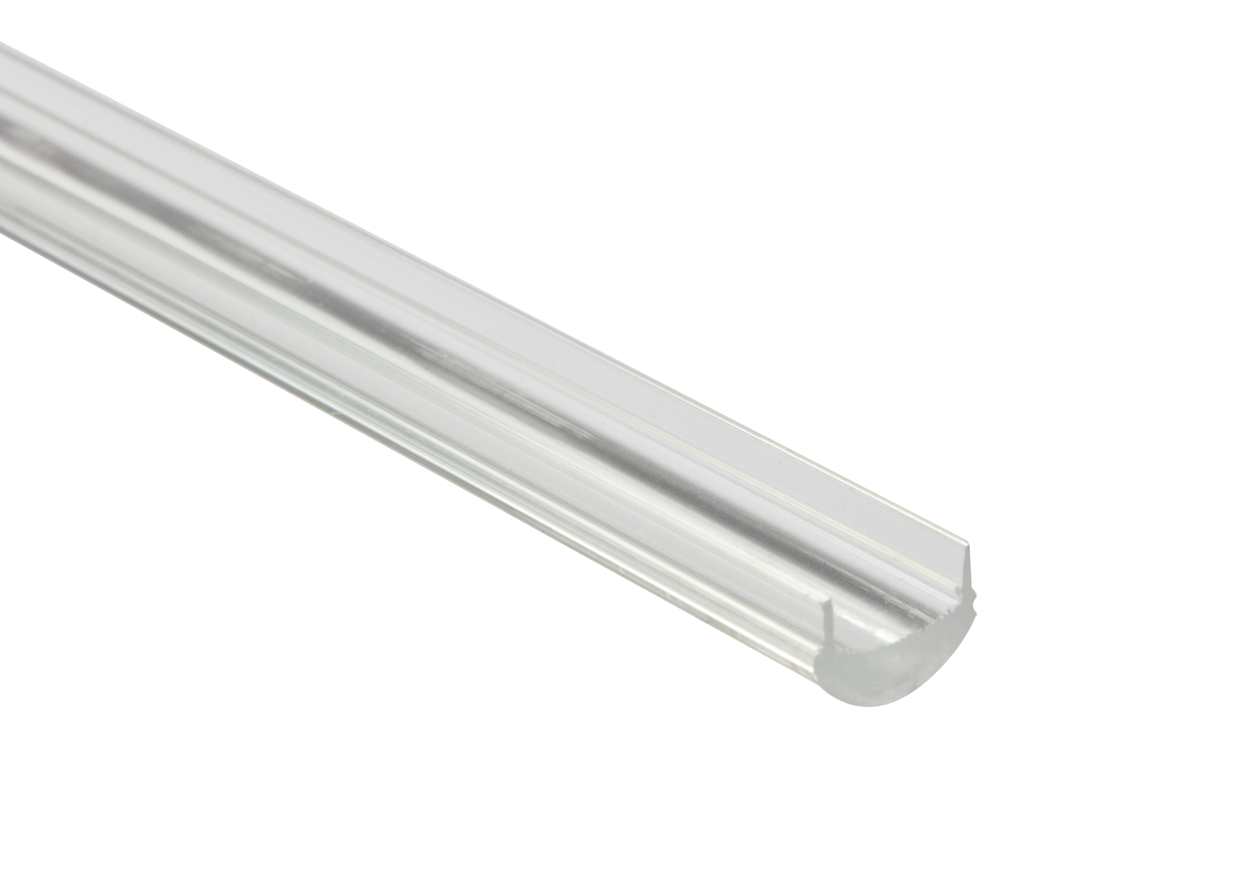 Synergy 21 LED U-Profil Zub ALU002-RL PMMA Clear Diffusor/Cover ,Kunststoffabdeckung Klar