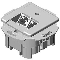 TelegäRtner Dose 2-Fach UP CAT5e AW URJ45 UMJ45 8/8 UP