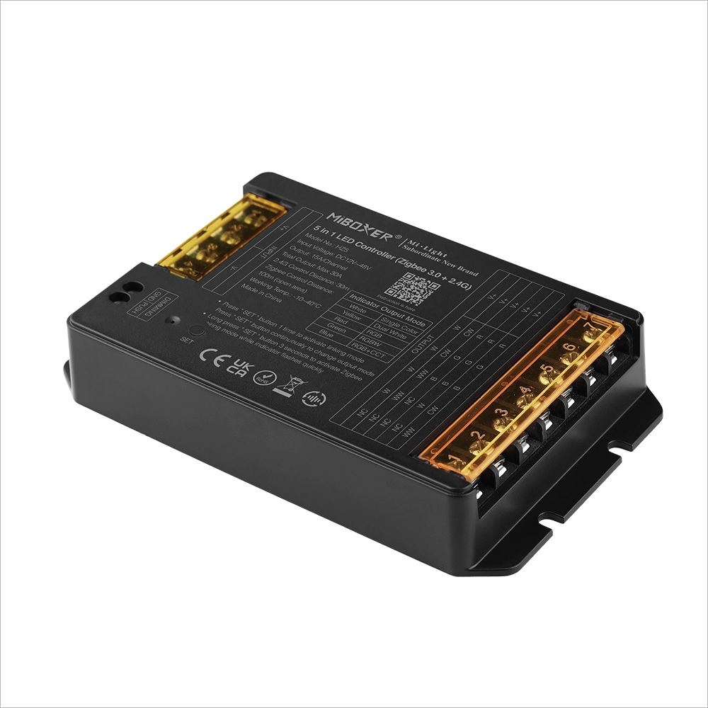MiBoxer HZ5 LED Controller 2in1 DC12~48V Zigbee 3.0+ 2.4G HP 30A