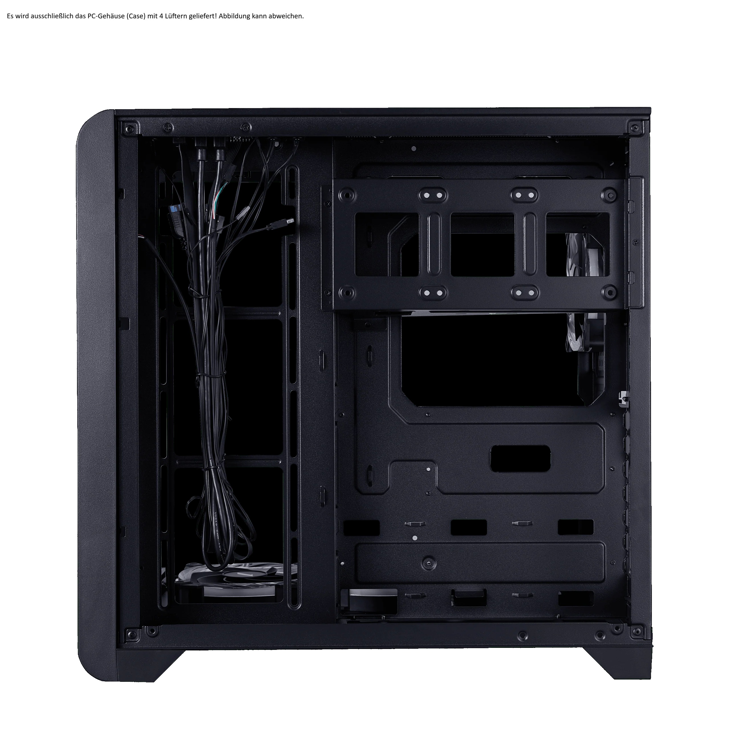 1stPlayer PC Gehäuse RT7 Schwarz mit 4 Lüftern