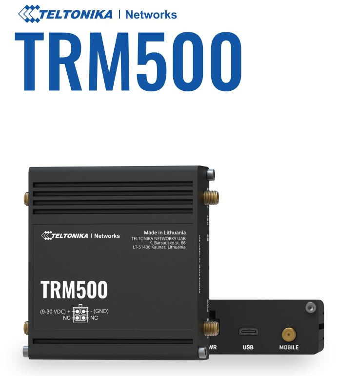 Teltonika · Modem · TRM500 · 5G · USB-C Teltonika · Modem · TRM500 · 5G · USB-C