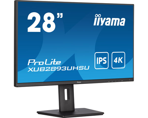 iiyama ProLite XUB2893UHSU-B5 (EOL) computer monitor 71.1 cm (28") 3840 x 2160 pixels 4K Ultra HD LED Black