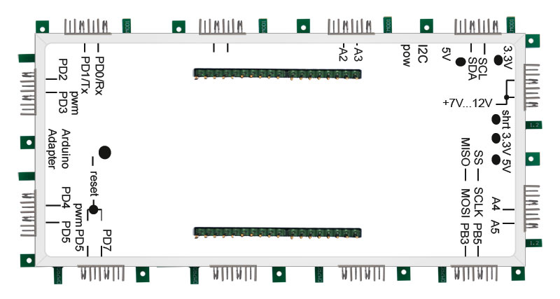 Brick'R'knowledge 4duino Brick ohne 4dduino