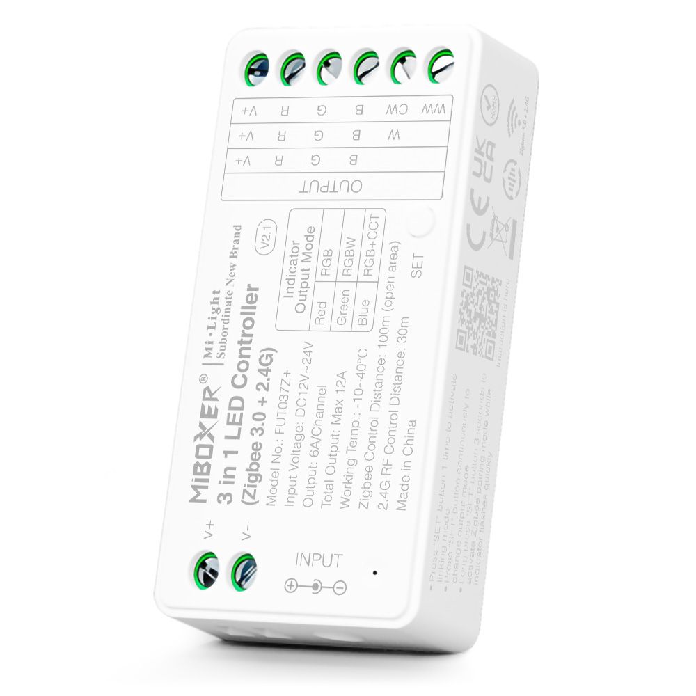 LED Controller S-Serie 3in1 (RGB/RGB-W/RGB CCT) 2,4G Zigbee 3.0 Milight/Miboxer