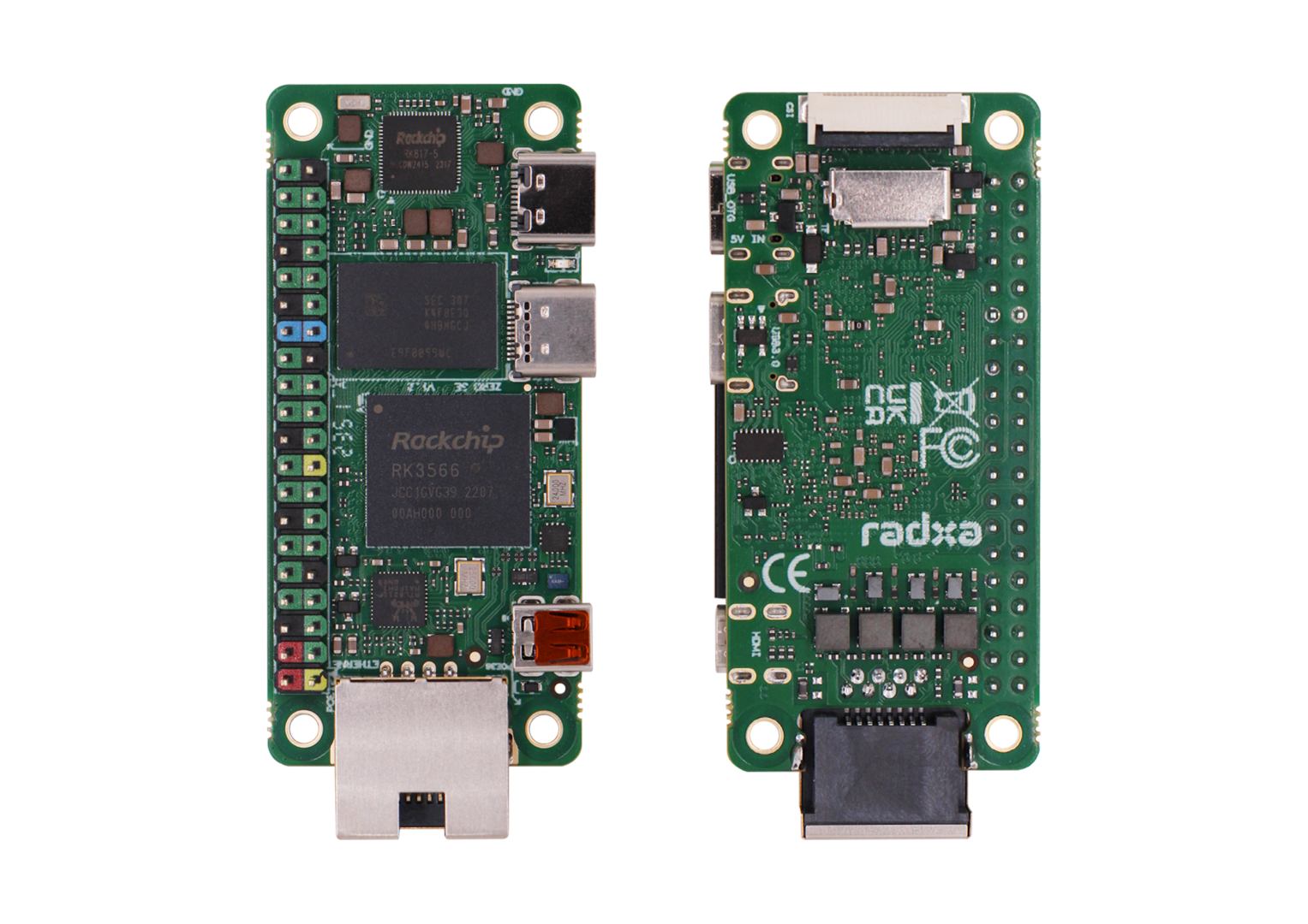 Radxa Zero 3E, Header mounted, 1GB DDR4 Radxa Zero 3E, Header mounted, 1GB DDR4