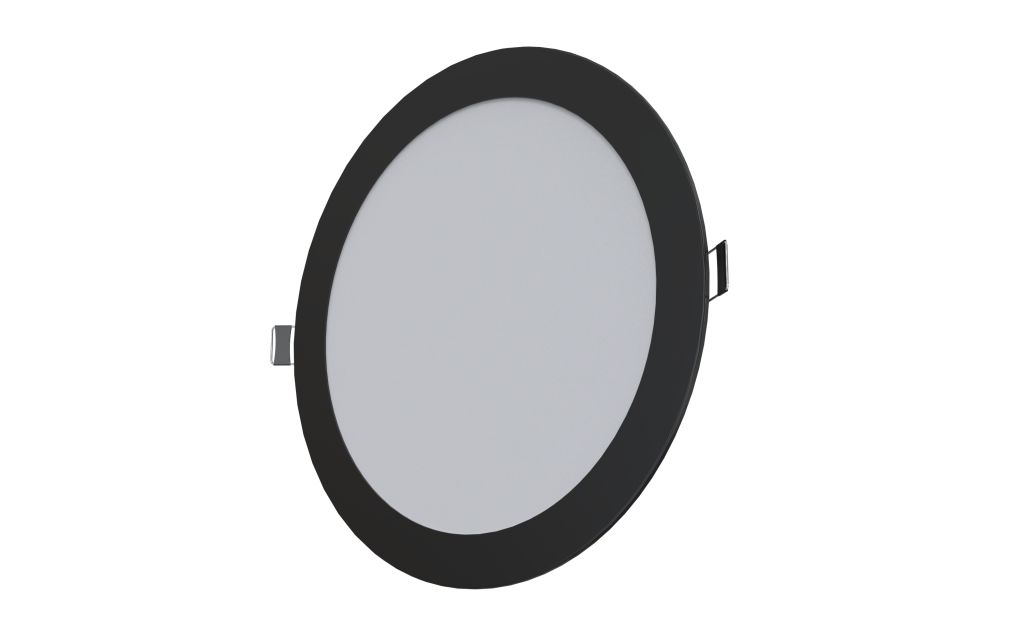 Synergy 21 LED Ultra Slim LED Panel Light V6 24W dual white (CCT) Schwarz 24V