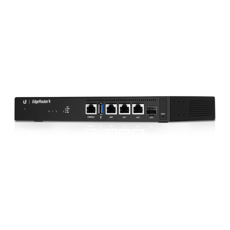 Ubiquiti EdgeRouter 4 wired router Gigabit Ethernet Black