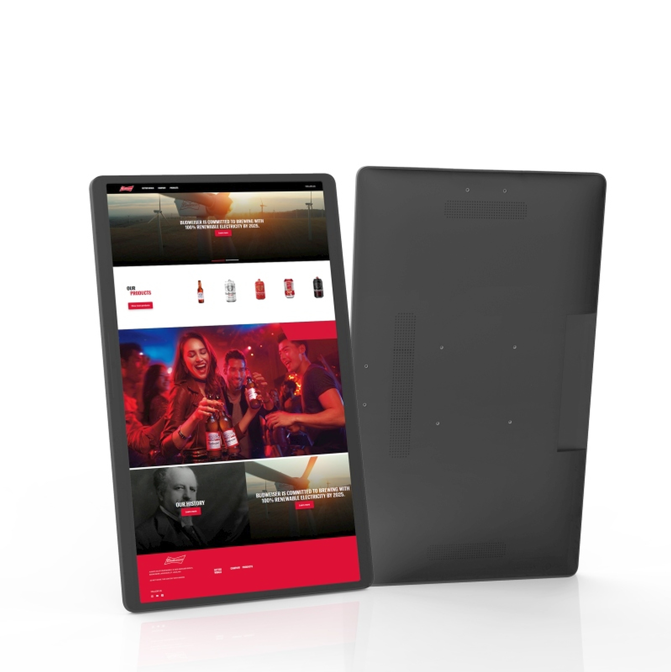 ALLNET High Performance Display 21 Zoll, Android 16, RK3588S2, NFC, PoE, HDMI In, Farbe schwarz