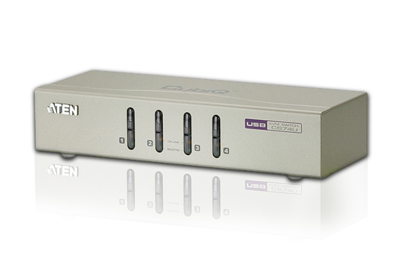 Aten KVM-Switch  4-fach Audio/VGA/USB Aten KVM-Switch  4-fach Audio/VGA/USB