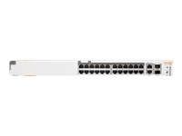 HPE Aruba Networking Networking Instant On Switch 20p Gigabit CL4 4p Gigabit CL6 PoE 2p 10GBT 2p SFP+ 370W 1960