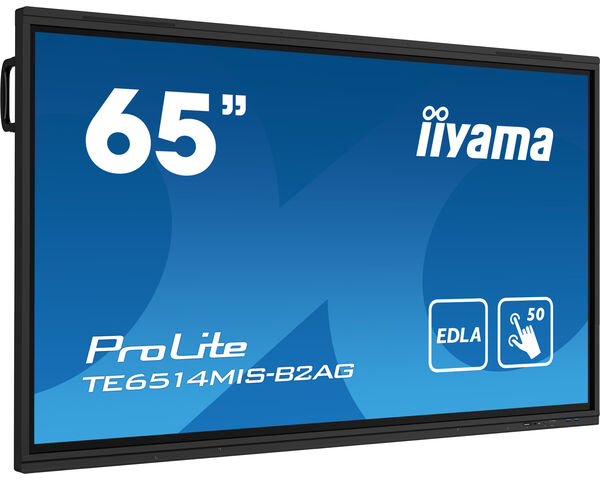 iiyama PROLITE TE6514MIS-B2AG Kiosk design 165.1 cm (65") LCD Wi-Fi 435 cd/m² 4K Ultra HD Black Touchscreen Built-in processor Android 24/7