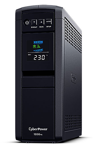 CyberPower CP1200EIPFCLCD uninterruptible power supply (UPS) Line-Interactive 1.2 kVA 720 W 6 AC outlet(s)
