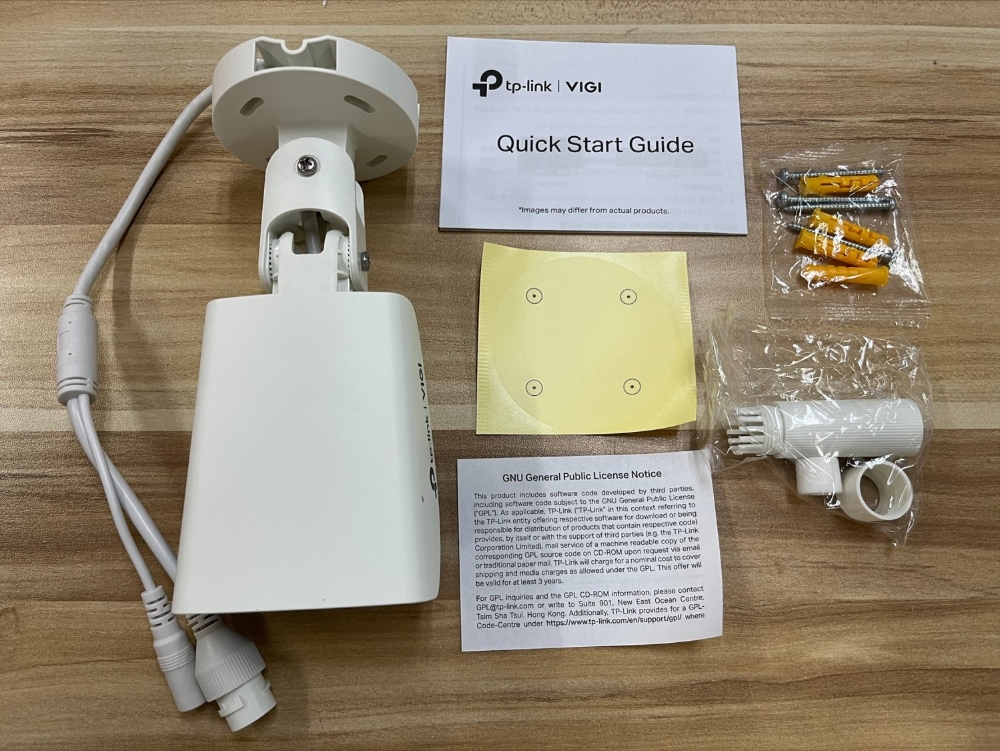 TP-Link - 4MP Outdoor Full-Color Bullet Network Camera - VIGI C340(4mm)