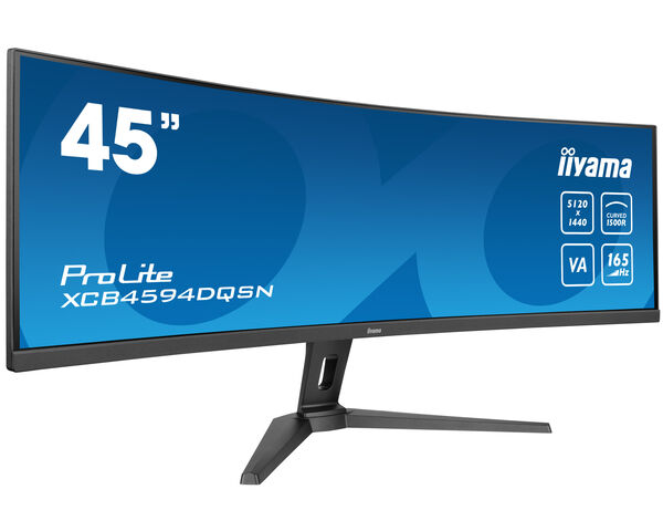 iiyama G-MASTER 45"LCD Curved Bus. UWQHD computer monitor 113 cm (44.5") 5120 x 1440 pixels Dual QHD LED Black