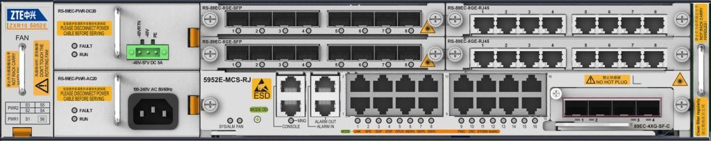 ZTE Interface Module For 5952 Serie 8x SFP Slot RS-59EC-8GE