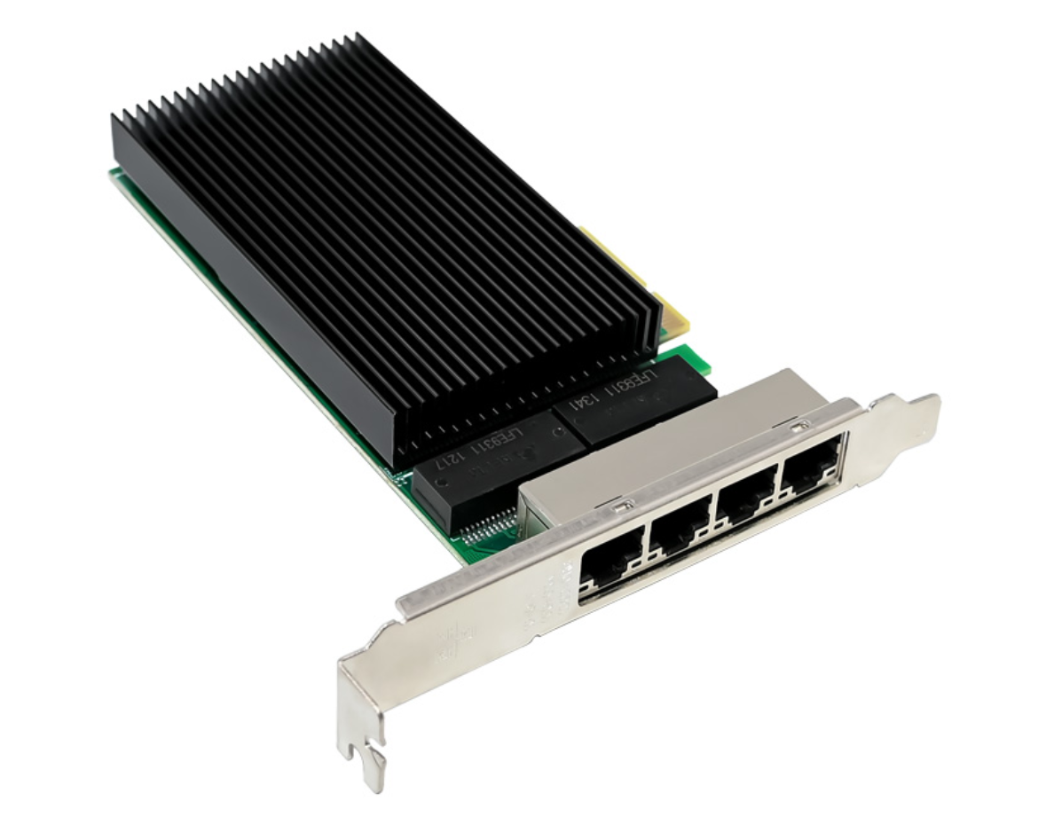 ALLNET PCIe 2.5G X4 Quad Port 2.5 Gigabit Server Adapter- Copper RJ45 - ALL0145-4-2.5G-TX