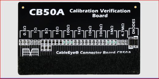 CableEye 780A / CB50A Resistance Cal. Ver. Board CableEye 780A / CB50A Resistance Cal. Ver. Board