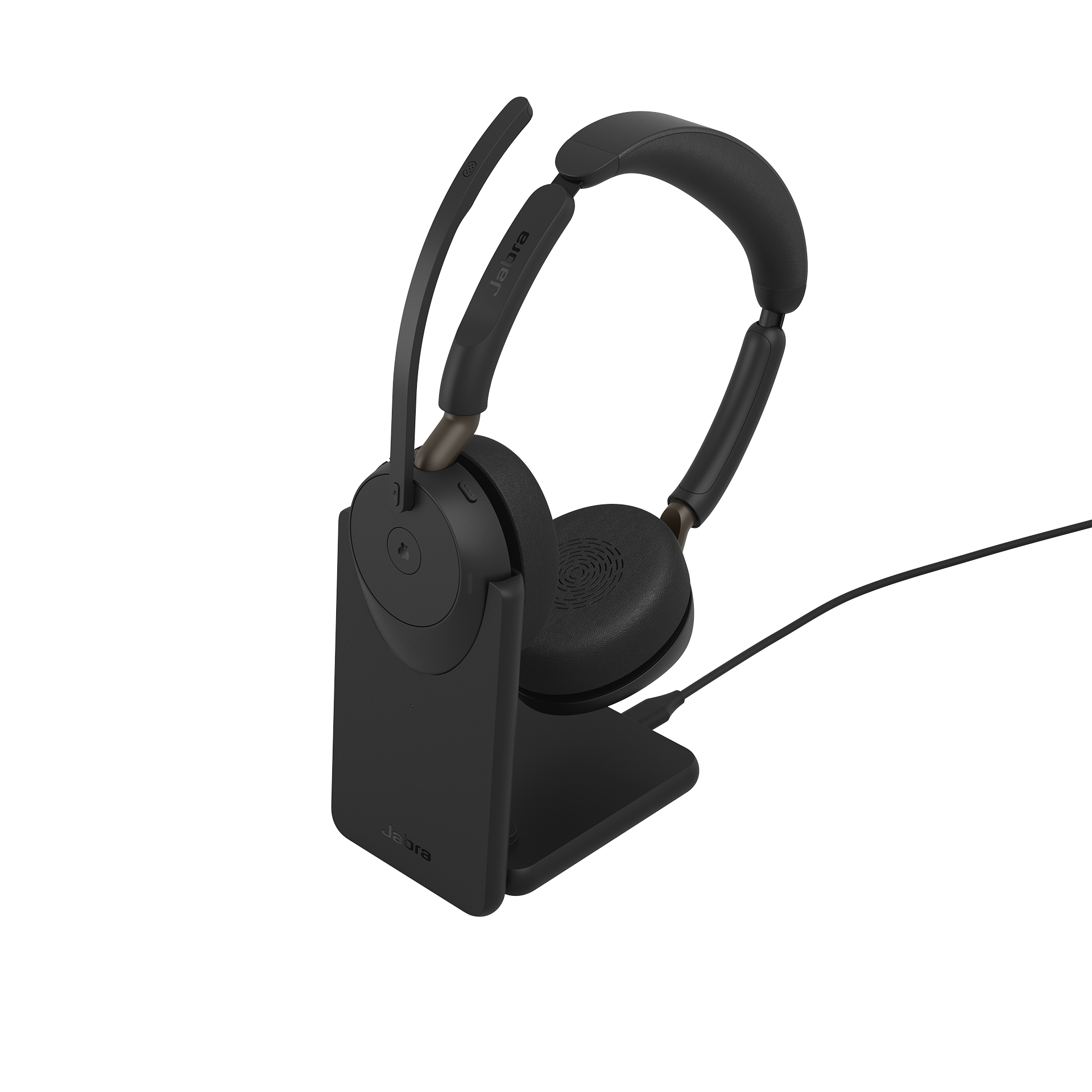 Jabra Evolve3 65 MS - USB-A with Dongle - Stereo (Charging Stand)