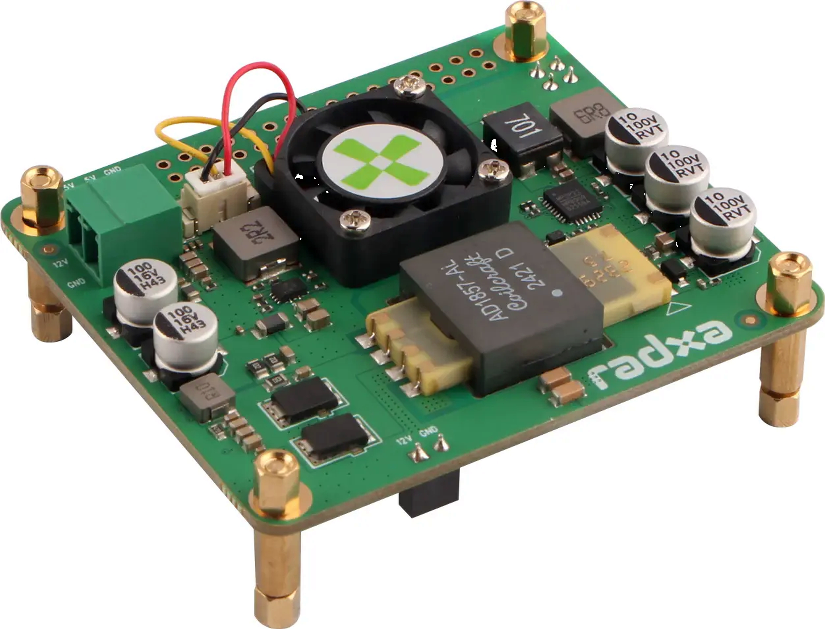 Radxa X4 zbh. 25W PoE+ HAT for Radxa X4