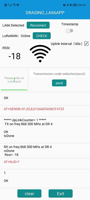 DRAGINO · LoRa · LA66 USB-Adapter mit Gehäuse & SMA· LA66-EU868