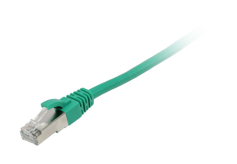 Patchkabel RJ45, CAT5e 100Mhz,  0.25m grün, FTP(F/UTP), Synergy 21,