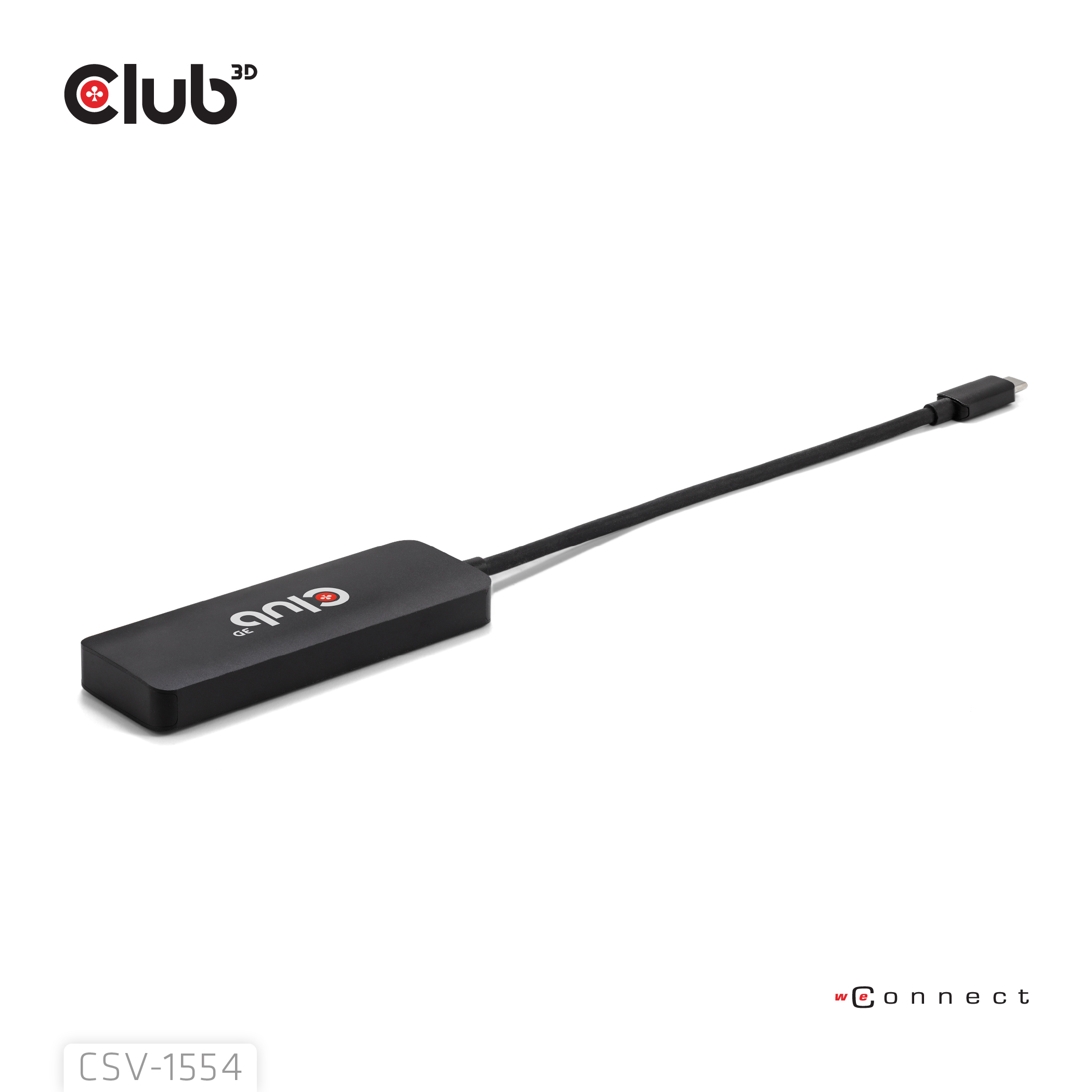 Club 3D Multi Stream Transport Hub USB 3.2 Typ C => 3x HDMI 4K60Hz