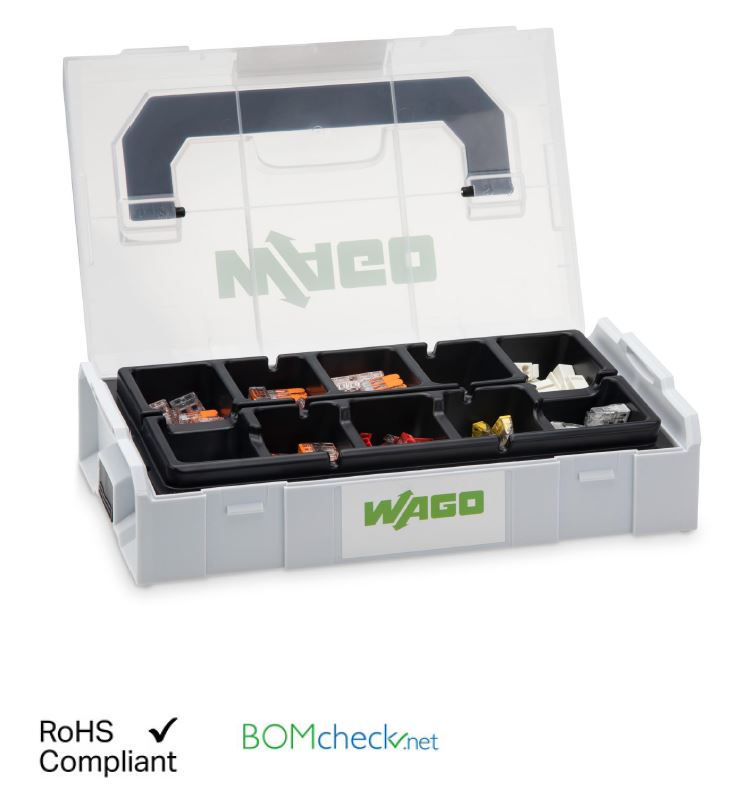 Wago Verbindungsklemmen Set L-BOXX® Mini; Serie 221, 2273, 224 Wago Verbindungsklemmen Set L-BOXX® Mini; Serie 221, 2273, 224