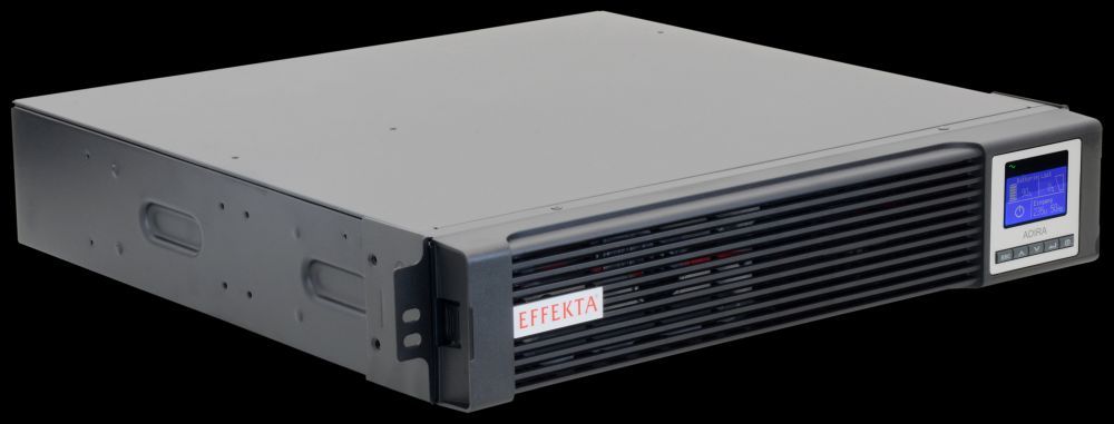 Effekta Online-USV, 2000VA, 17min Bei Cos Phi 0,7 ,LCD-Display, ADIRA RT XL, Tower/19 ", 4HE