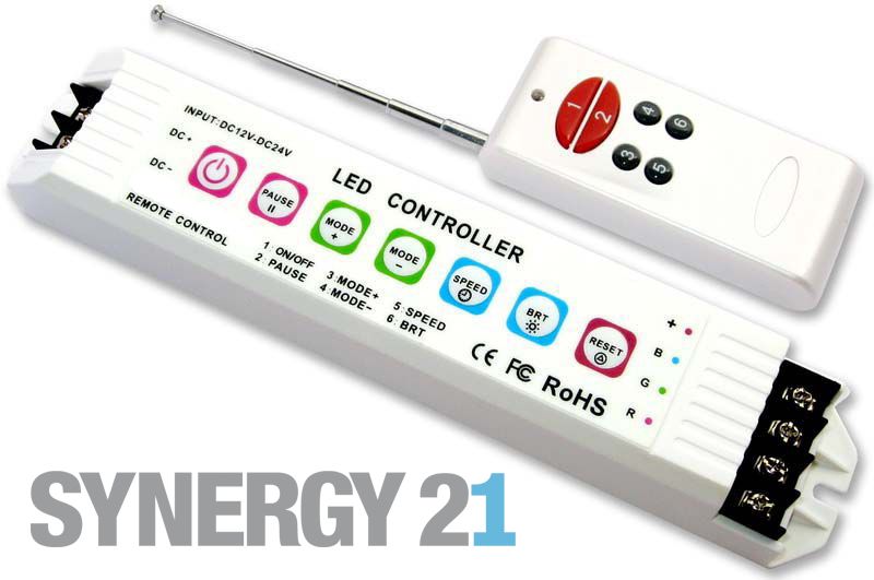 Synergy 21 LED Flex Strip zub. RGB Controller DC12/24V - Synergy 21 LED Flex Strip zub. RGB Controller DC12/24V -