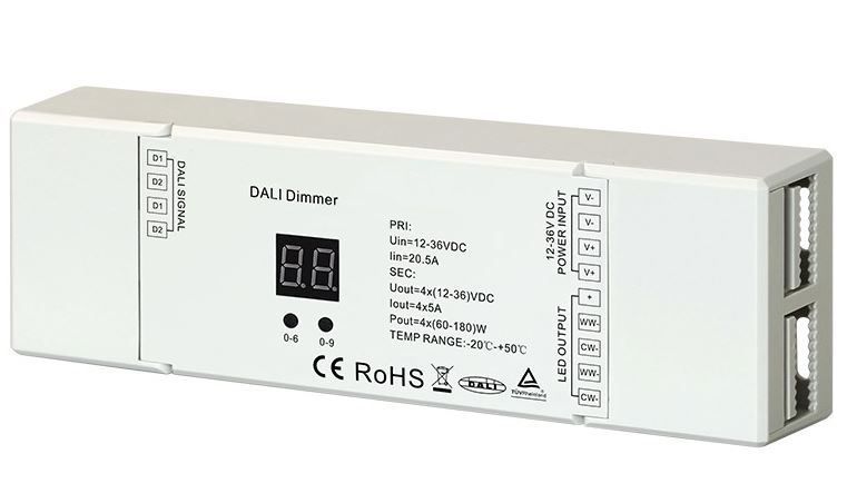 Synergy 21 LED Serie EOS 07 DALI Controller DT8 Dimmer 4 Channel