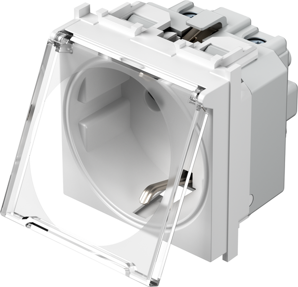 TEM Serie  Modul Steckdosen SOCKET Schutzkontakt+KS+COVER2P+E 16A