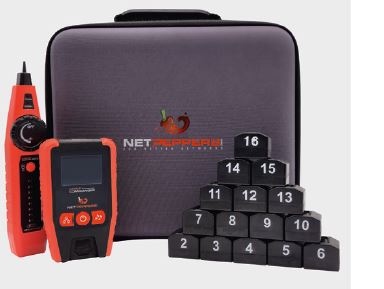 NetPeppers Netzwerkverkabelung-Tester, Cable Commander Kit Pro