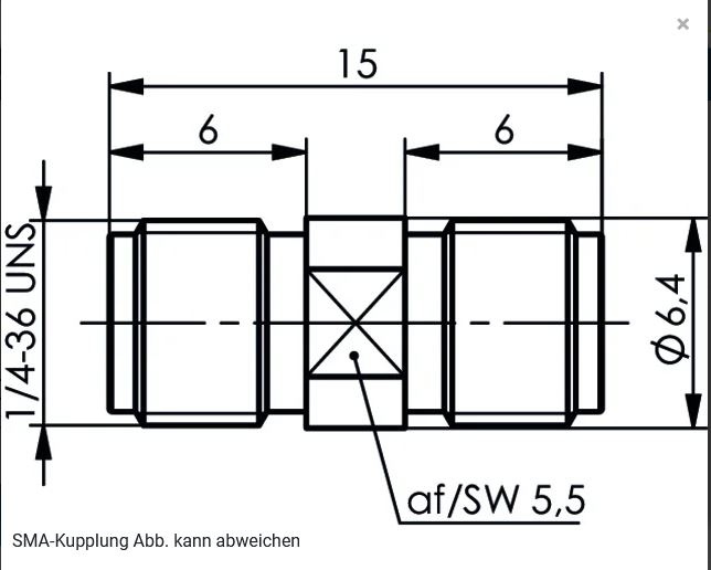 Telegärtner, SMA-KUPPLUNG AU