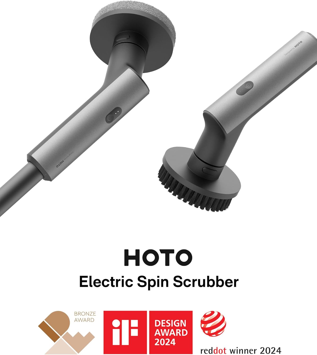 HOTO • Srubbers • Electric Spin Scrubber • QWQJS001