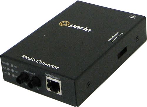 Perle Medien Konverter 10/100 TP/STMonomode (Bis Zu 20km)
