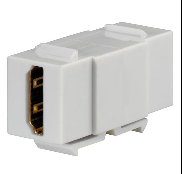 Rutenbeck Modul, HDMI-Keystone (Buchse/Buchse), Schwarz, Keystone, KMK-HDMI Sw
