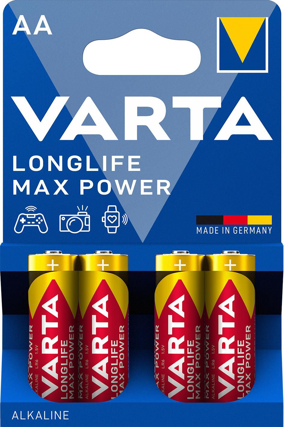 Batterie AA (LR6) 1.5V *Varta* Max Power - 4-Pack Batterie AA (LR6) 1.5V *Varta* Max Power - 4-Pack
