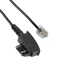 Kabel TK TAE-Verbindung  6 m, TAE-N/RJ11, 6/4, Kabel TK TAE-Verbindung  6 m, TAE-N/RJ11, 6/4,