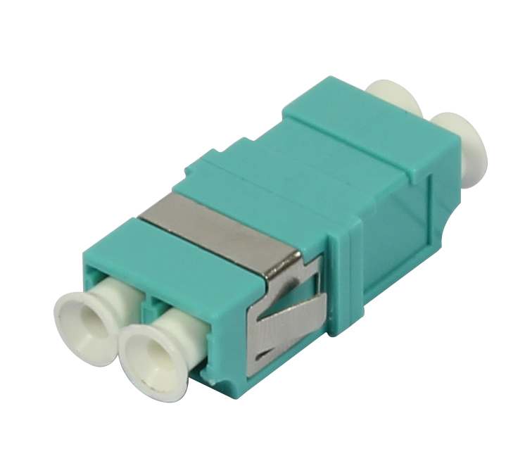 LWL-Kupplung,LC-Buchse/LC-Buchse, 50/125u Multimode OM3, aqua, duplex, PC, ohne Flansch, Synergy 21, LWL-Kupplung,LC-Buchse/LC-Buchse, 50/125u Multimode OM3, aqua, duplex, PC, ohne Flansch, Synergy 21,