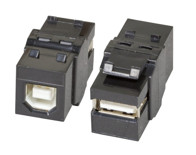 EFB Elektronik EB534 cable gender changer USB 2.0 A USB 2.0 B Black