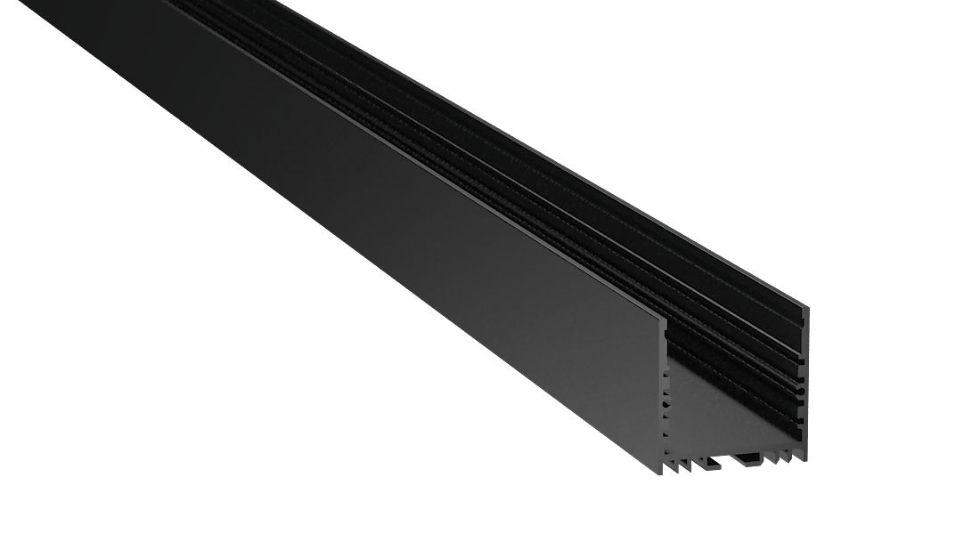 Synergy 21 LED U-Profil 200cm, ALU3535 Black