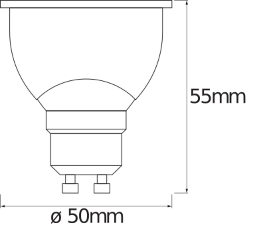LEDVANCE SMART+ WiFi SPOT GU10 Dimmable 50 45 ° 4.9 W/2700 K GU10
