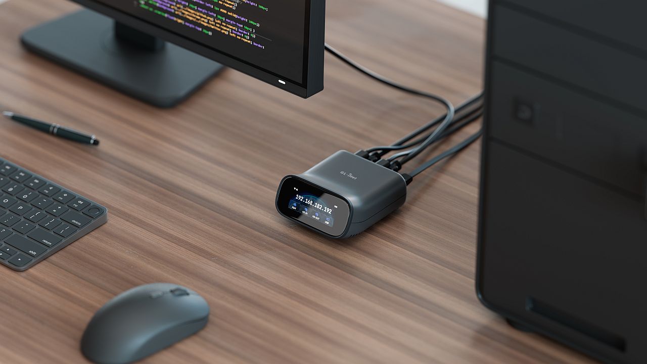 ALLNET KVM over IP RM10 Comet Pro aka GLiNet Comet Pro Display & HDMI Passtrough