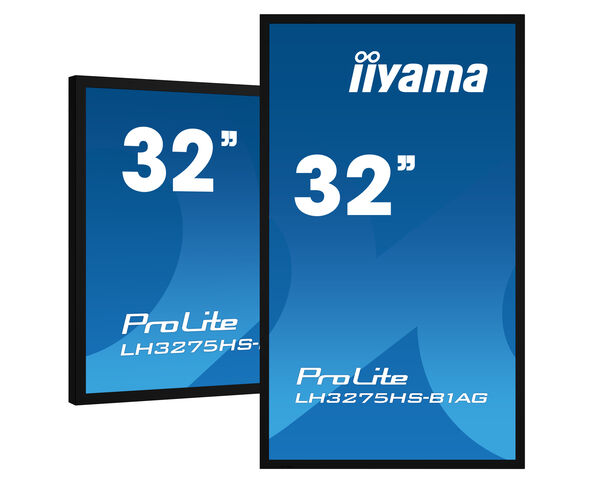 iiyama LH3275HS-B1AG Signage Display Digital signage flat panel 80 cm (31.5") LCD Wi-Fi 500 cd/m² Full HD Black Built-in processor Android 11 24/7