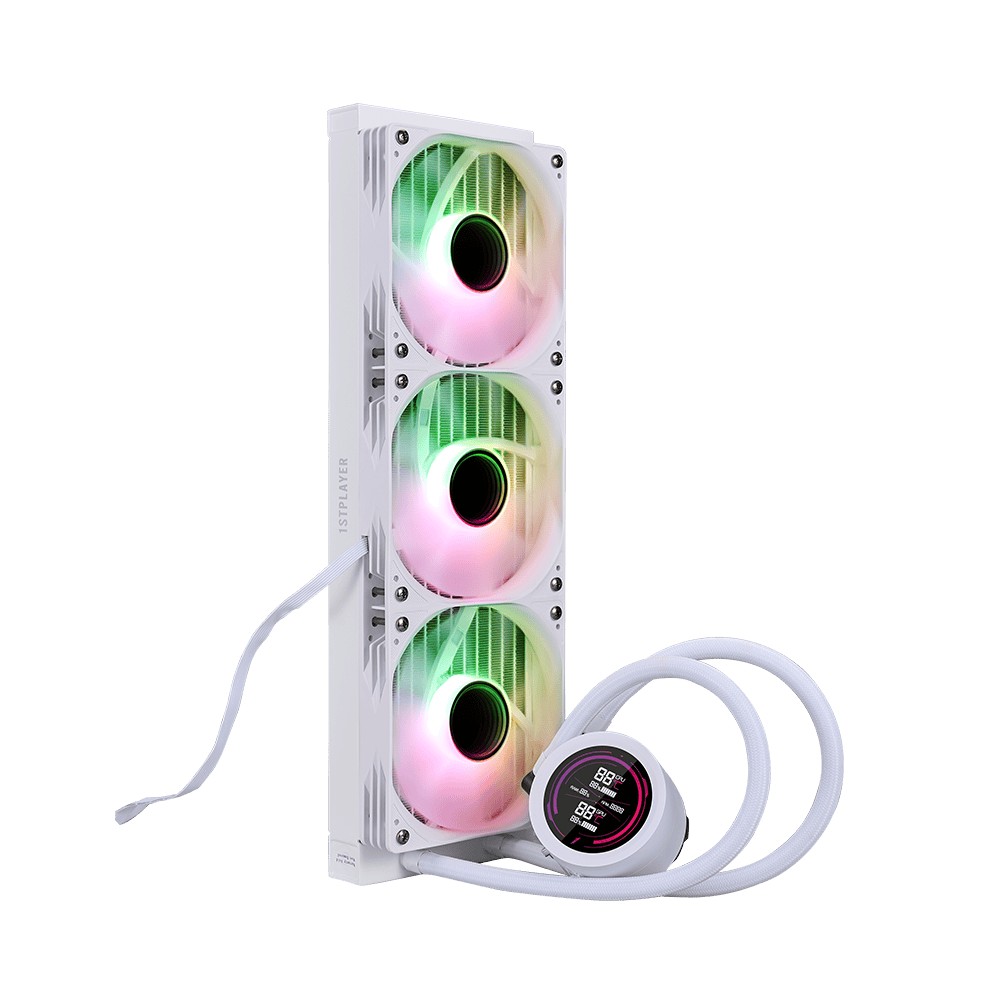 1stPlayer CPU Flüssigkeitskühler TS4 360 Weiß